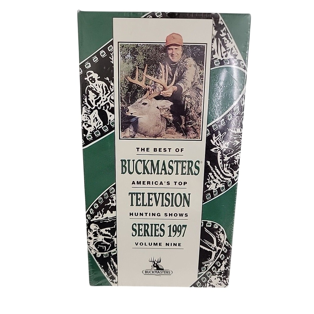 Buckmasters Series 1997 Vol 9 VHS New Sealed Deer Hunting Jackie Bushman
